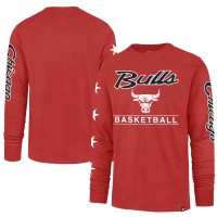 Футболка с длинным рукавом Chicago Bulls 47 2023/24 City Edition Triplet Franklin - Red