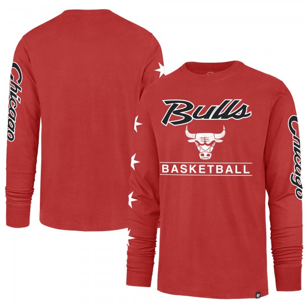 Футболка с длинным рукавом Chicago Bulls 47 2023/24 City Edition Triplet Franklin - Red
