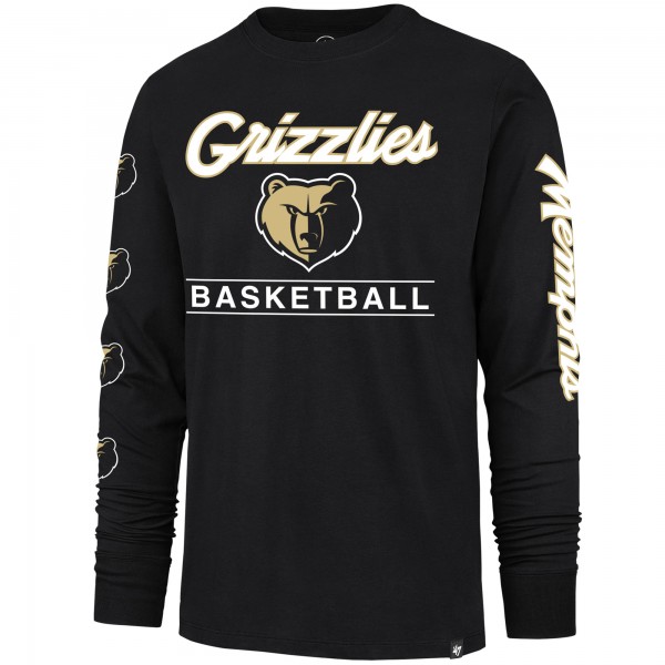 Футболка с длинным рукавом Memphis Grizzlies 47 2023/24 City Edition Triplet Franklin - Black
