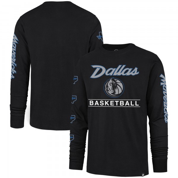 Футболка с длинным рукавом Dallas Mavericks 47 2023/24 City Edition Triplet Franklin - Black