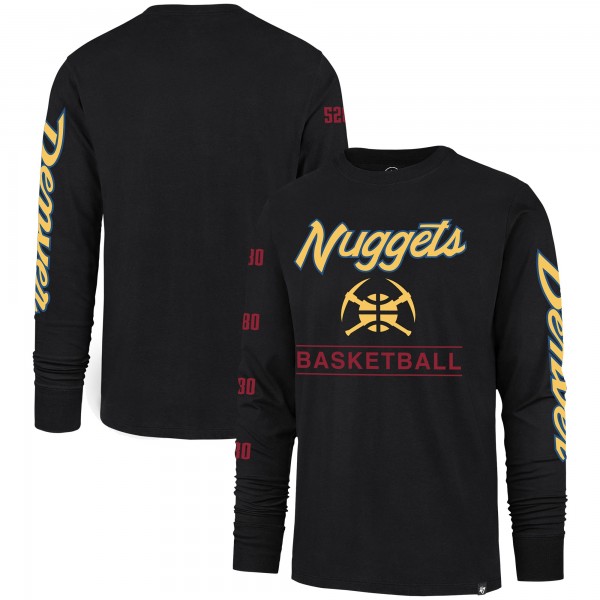 Футболка с длинным рукавом Denver Nuggets 47 2023/24 City Edition Triplet Franklin - Black