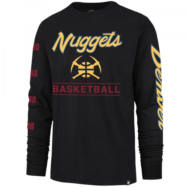 Футболка с длинным рукавом Denver Nuggets 47 2023/24 City Edition Triplet Franklin - Black