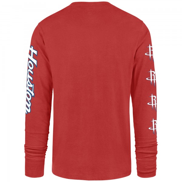 Футболка с длинным рукавом Houston Rockets 47 2023/24 City Edition Triplet Franklin - Red