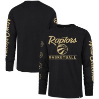 Футболка с длинным рукавом Toronto Raptors 47 2023/24 City Edition Triplet Franklin - Black
