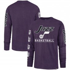 Футболка с длинным рукавом Utah Jazz 47 2023/24 City Edition Triplet Franklin - Purple