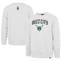Кофта Charlotte Hornets 47 2023/24 City Edition Postgame Headline Crew - White