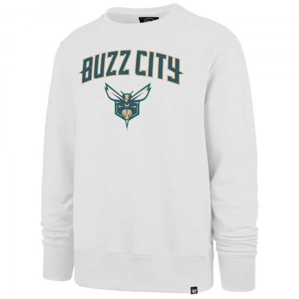 Кофта Charlotte Hornets 47 2023/24 City Edition Postgame Headline Crew - White