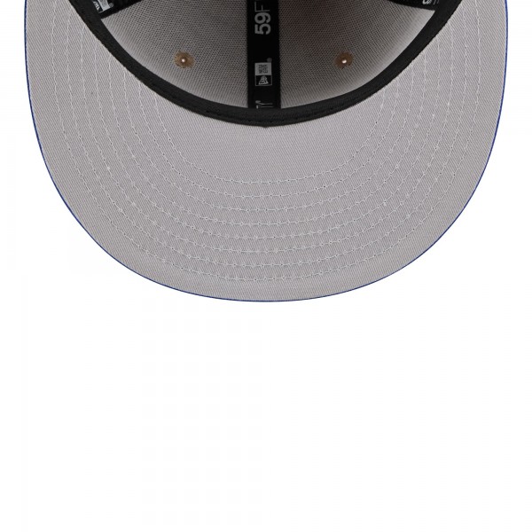Бейсболка Philadelphia 76ers New Era Tan/Royal 2024 NBA Draft 59FIFTY