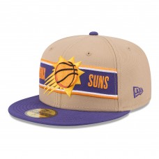 Бейсболка Phoenix Suns New Era Tan/Purple 2024 NBA Draft 59FIFTY