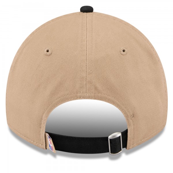 Бейсболка Brooklyn Nets New Era 2024 NBA Draft 9TWENTY - Tan/Black