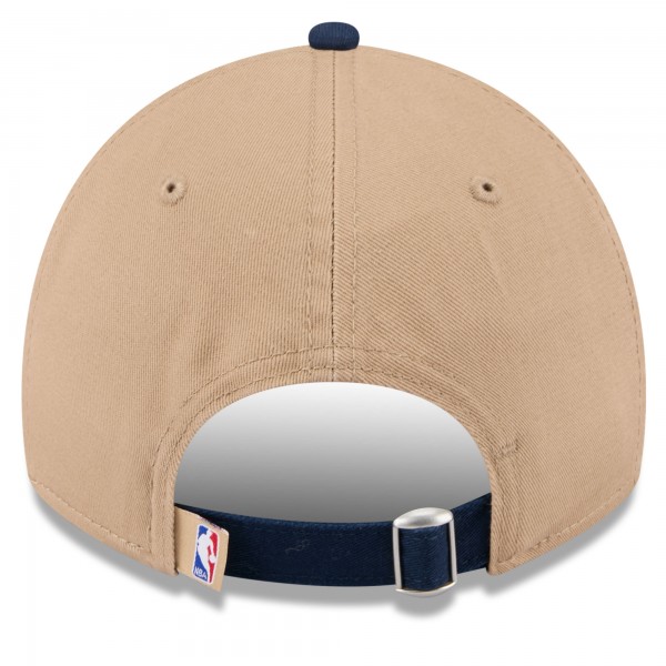 Бейсболка Memphis Grizzlies New Era 2024 NBA Draft 9TWENTY - Tan/Navy