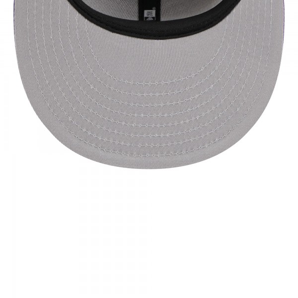 Бейсболка Los Angeles Lakers New Era Tan/Purple 2024 NBA Draft 59FIFTY