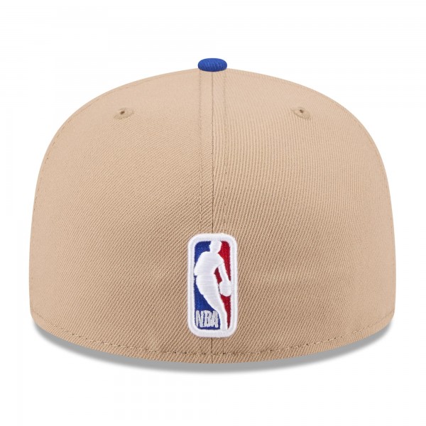 Бейсболка New York Knicks New Era Tan/Blue 2024 NBA Draft 59FIFTY