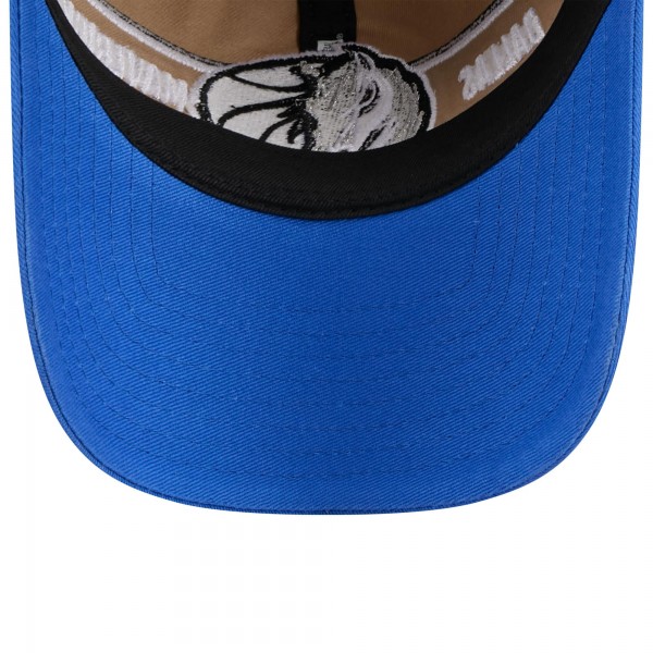 Бейсболка Dallas Mavericks New Era 2024 NBA Draft 9TWENTY - Tan/Blue