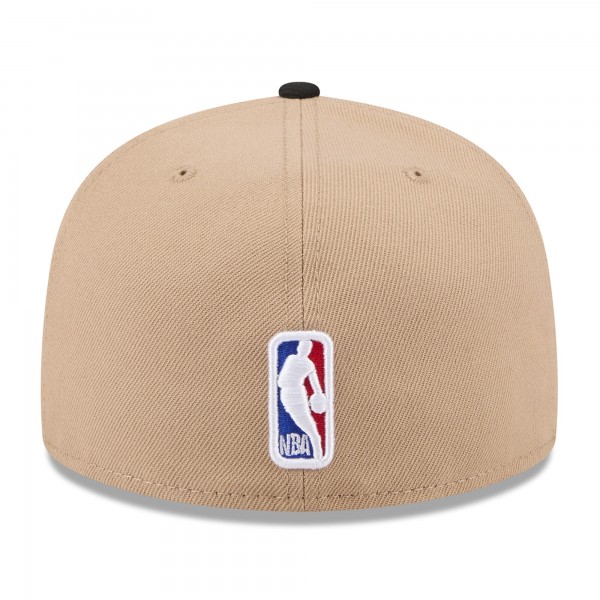 Бейсболка Orlando Magic New Era 2024 NBA Draft 59FIFTY - Tan/Black