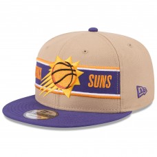 Бейсболка Phoenix Suns New Era Tan/Purple 2024 NBA Draft 9FIFTY