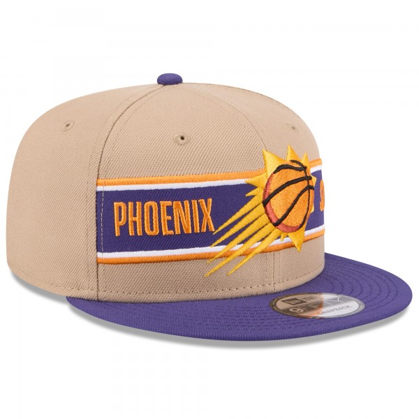 Бейсболка Phoenix Suns New Era Tan/Purple 2024 NBA Draft 9FIFTY