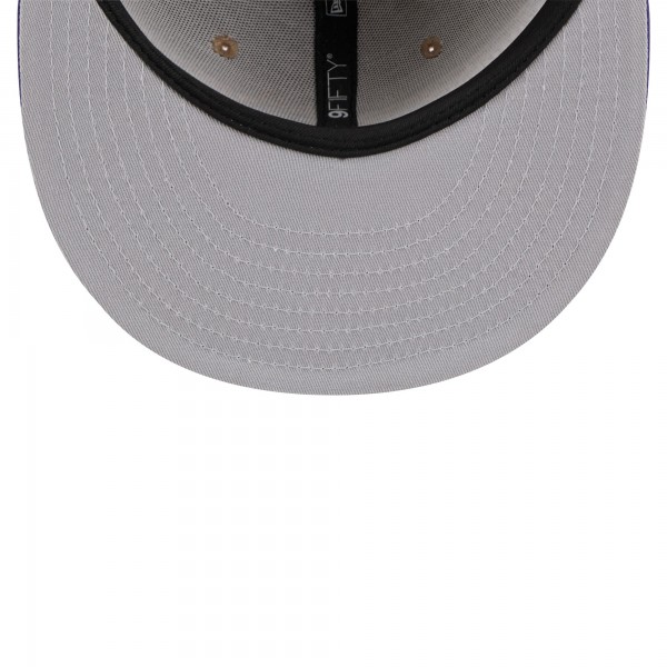 Бейсболка Phoenix Suns New Era Tan/Purple 2024 NBA Draft 9FIFTY