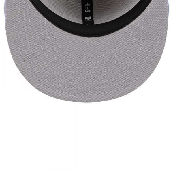 Бейсболка Philadelphia 76ers New Era Tan/Royal 2024 NBA Draft 9FIFTY Snapback