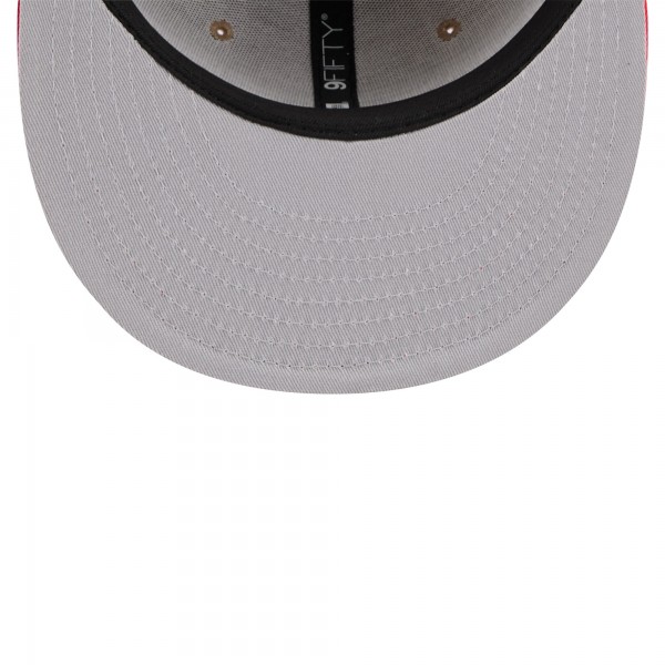 Бейсболка Chicago Bulls New Era 2024 NBA Draft 9FIFTY - Tan/Red