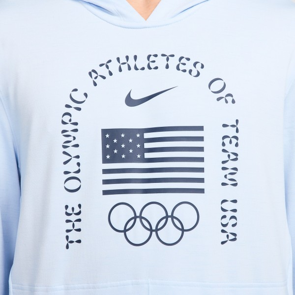 Толстовка Футболка Team USA Nike Restore Yoga Long Sleeve - Light Blue