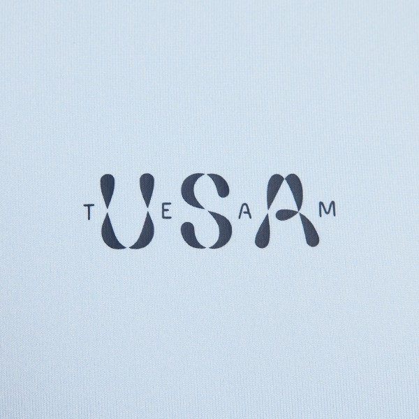 Поло Team USA Nike Tour Performance - Light Blue