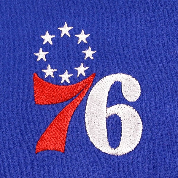 Unisex Philadelphia 76ers FISLL Royal Multi-Language Pullover Hoodie