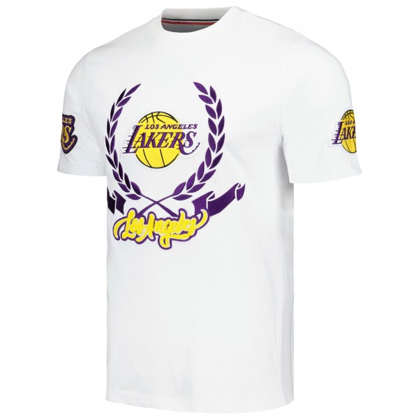Футболка Los Angeles Lakers FISLL Unisex Heritage Crest - White