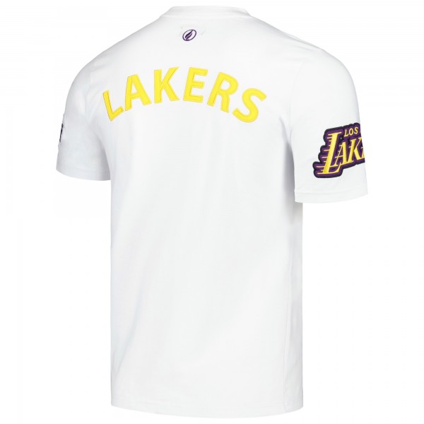 Футболка Los Angeles Lakers FISLL Unisex Heritage Crest - White