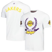 Футболка Los Angeles Lakers FISLL Unisex Heritage Crest - White