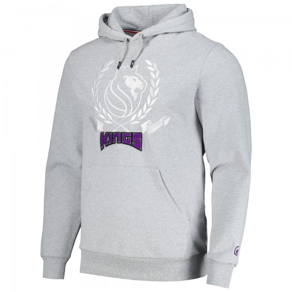 Толстовка Sacramento Kings Heritage Crest - Heather Gray