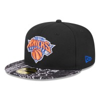 Бейсболка New York Knicks New Era Coral Reef Visor 59FIFTY - Black