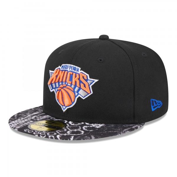Бейсболка New York Knicks New Era Coral Reef Visor 59FIFTY - Black