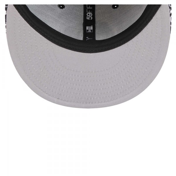 Бейсболка Golden State Warriors New Era Coral Reef Visor 59FIFTY - Black
