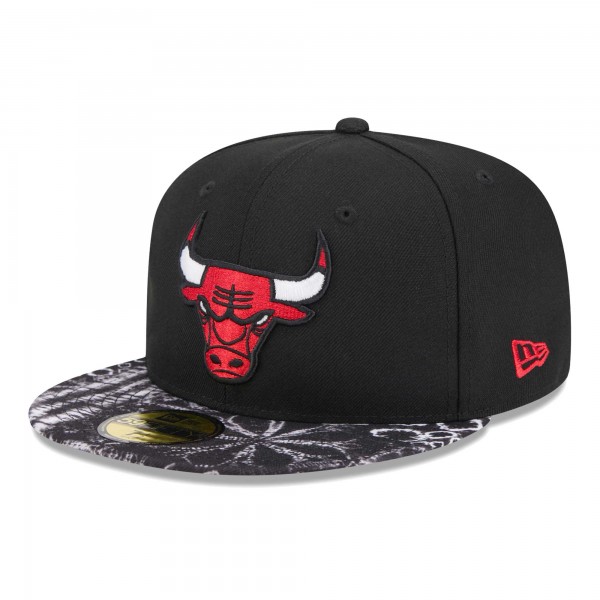 Бейсболка Chicago Bulls New Era Coral Reef Visor 59FIFTY - Black