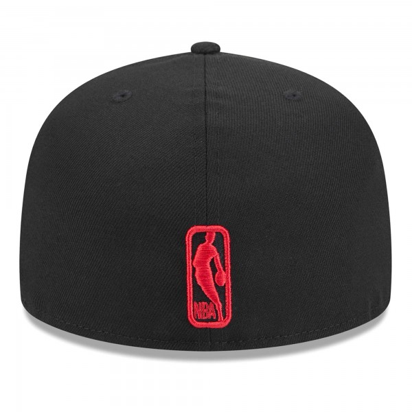 Бейсболка Chicago Bulls New Era Coral Reef Visor 59FIFTY - Black