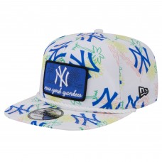 New York Yankees New Era White Islander Golfer Snapback Hat