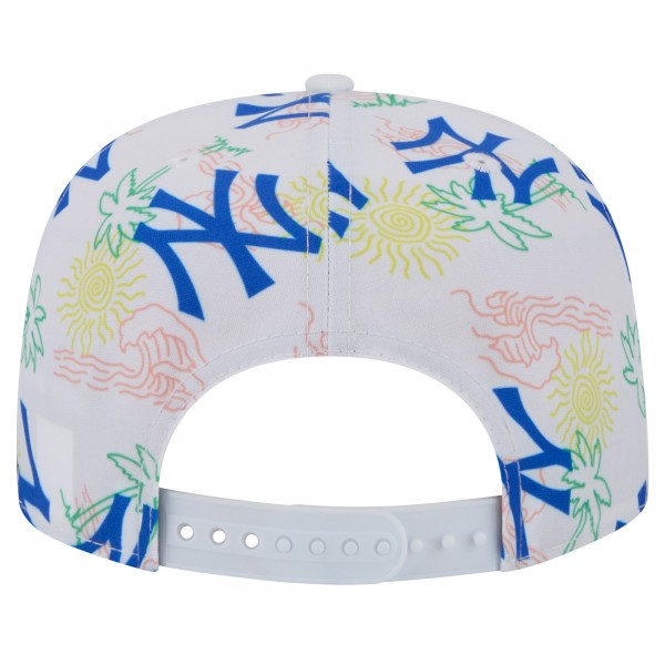 New York Yankees New Era White Islander Golfer Snapback Hat
