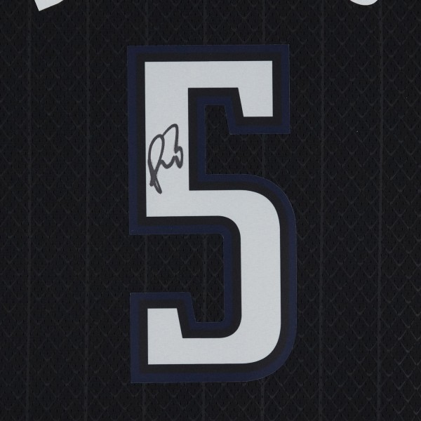 Игровая джерси Paolo Banchero Orlando Magic Autographed Fanatics Authentic Black Nike 2022/23 City Edition Swingman