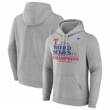 Толстовка Texas Rangers 2023 World Series Champions Locker Room - Heather Gray