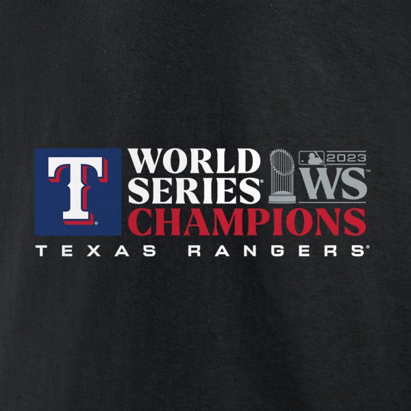 Футболка Texas Rangers 2023 World Series Champions Milestone Schedule - Black