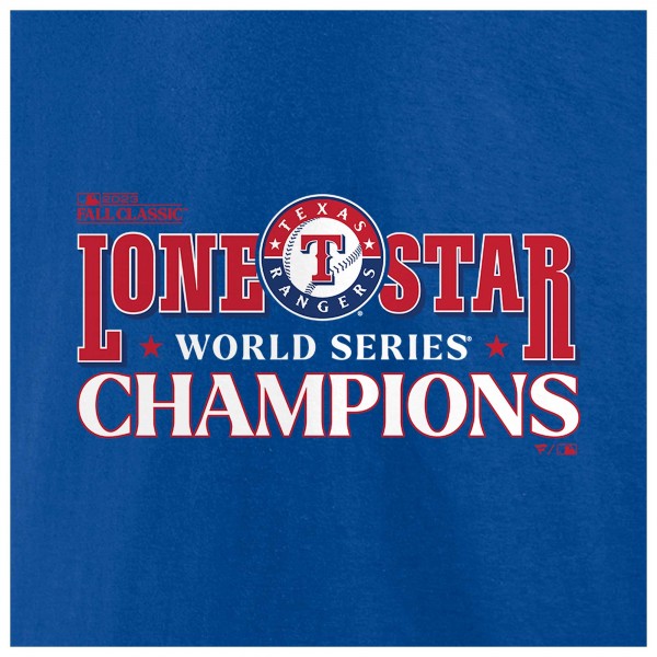 Футболка Texas Rangers 2023 World Series Champions Hitting Streak - Royal