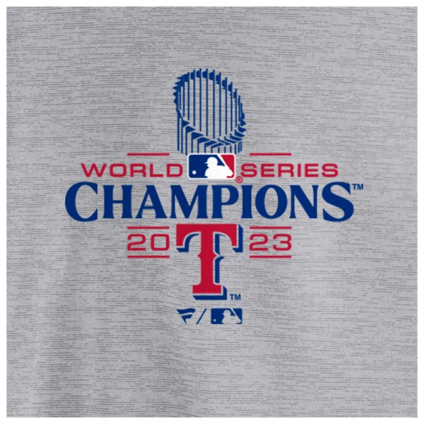 Поло Texas Rangers 2023 World Series Champions Curveball - Gray