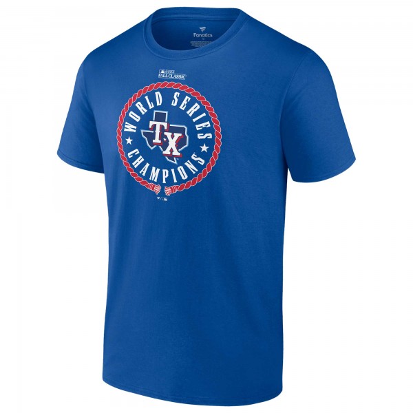 Футболка Texas Rangers 2023 World Series Champions Stealing Home - Royal