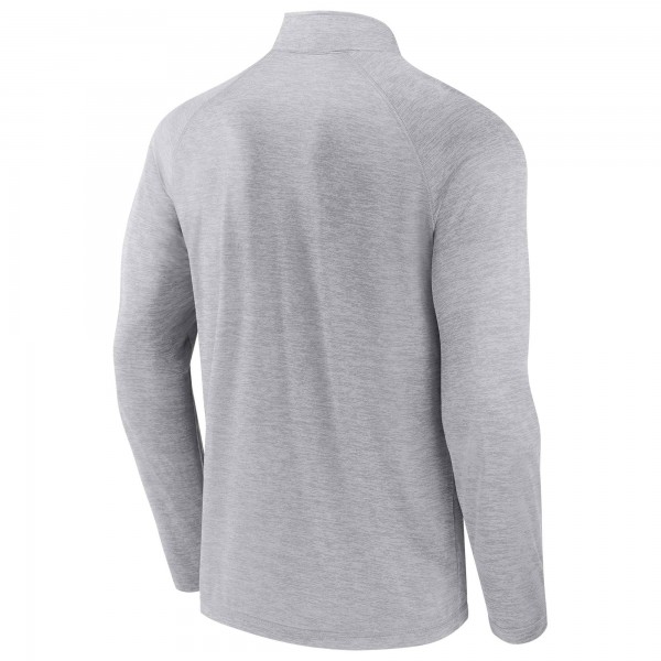Кофта на короткой молнии Texas Rangers 2023 World Series Champions Curveball Mock Neck - Gray