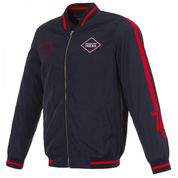 Бомбер Philadelphia 76ers JH Design 2023/24 City Edition Nylon - White
