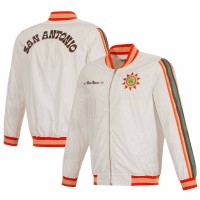 Бомбер на молнии San Antonio Spurs JH Design 2023/24 City Edition Nylon - White