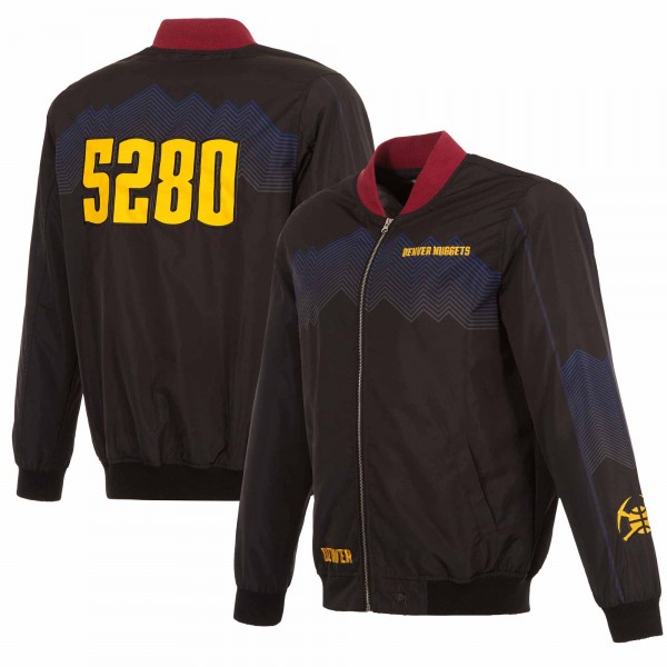 Бомбер Denver Nuggets JH Design 2023/24 City Edition Nylon - Black