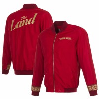 Бомбер Cleveland Cavaliers JH Design 2023/24 City Edition Nylon - Wine