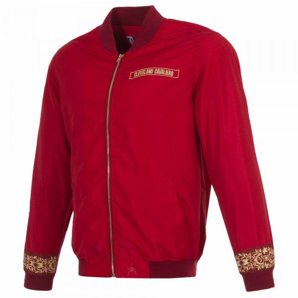 Бомбер Cleveland Cavaliers JH Design 2023/24 City Edition Nylon - Wine